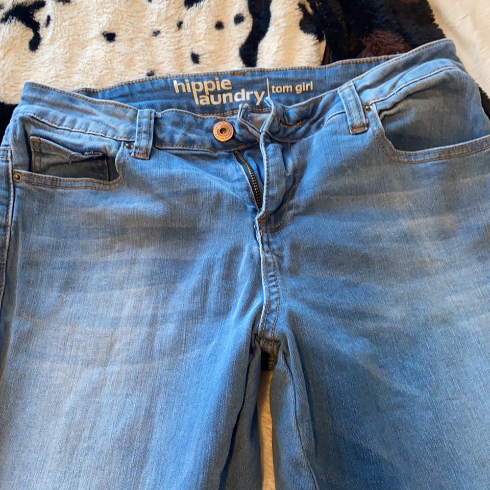 Floral light wash jeans - Picture 7 of 8